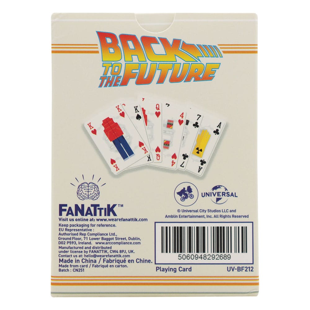 Retour vers le futur présentoir jeux de cartes à jouer (12)