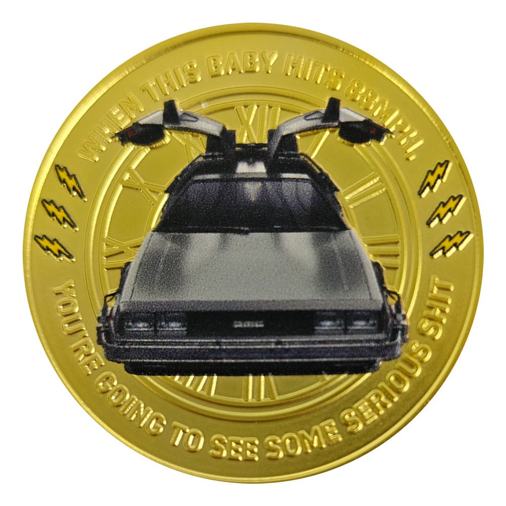 Retour vers le futur pièce de collection 40th Anniversary Limited Edition
