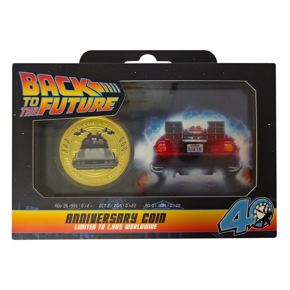 Retour vers le futur pièce de collection 40th Anniversary Limited Edition