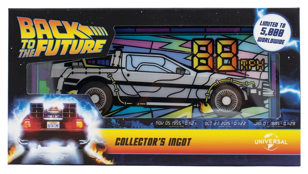 Retour vers le futur Lingot Style vitrail Édition Limitée