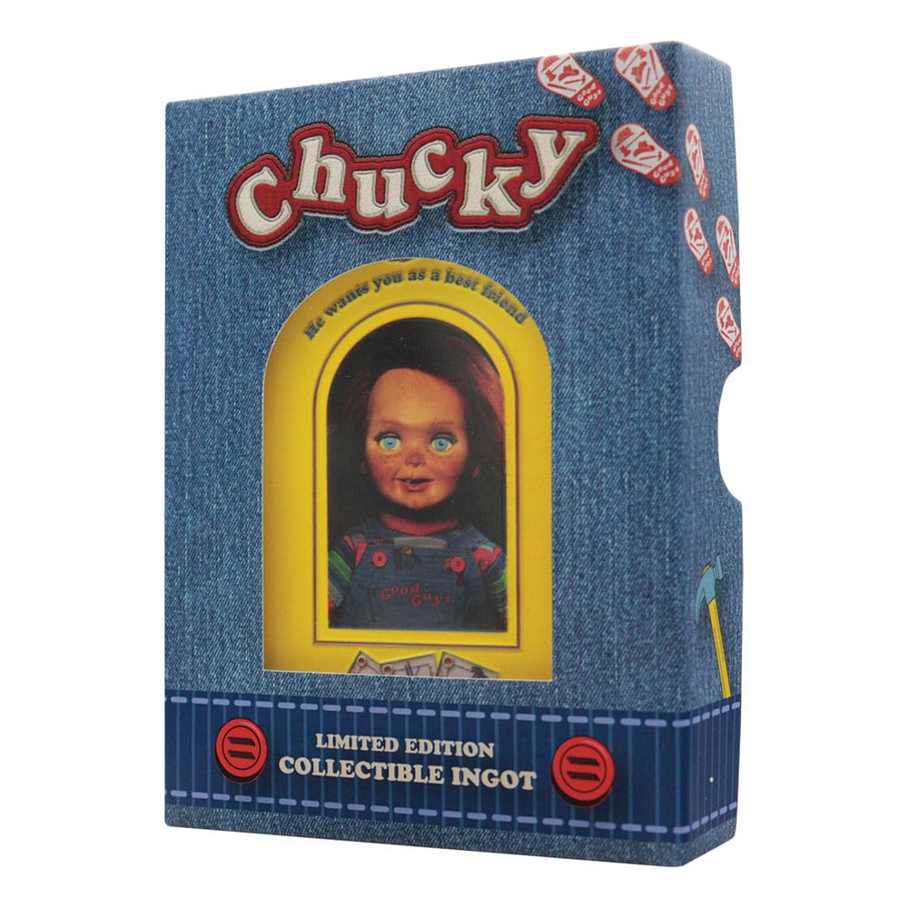 Chucky Jeu d´enfant Lingot avec Spell Card Chucky Limited Edition