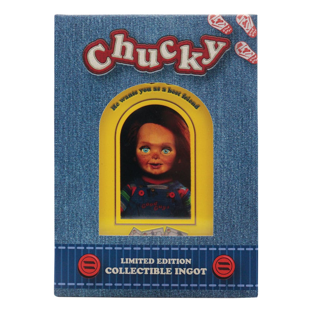 Chucky Jeu d´enfant Lingot avec Spell Card Chucky Limited Edition