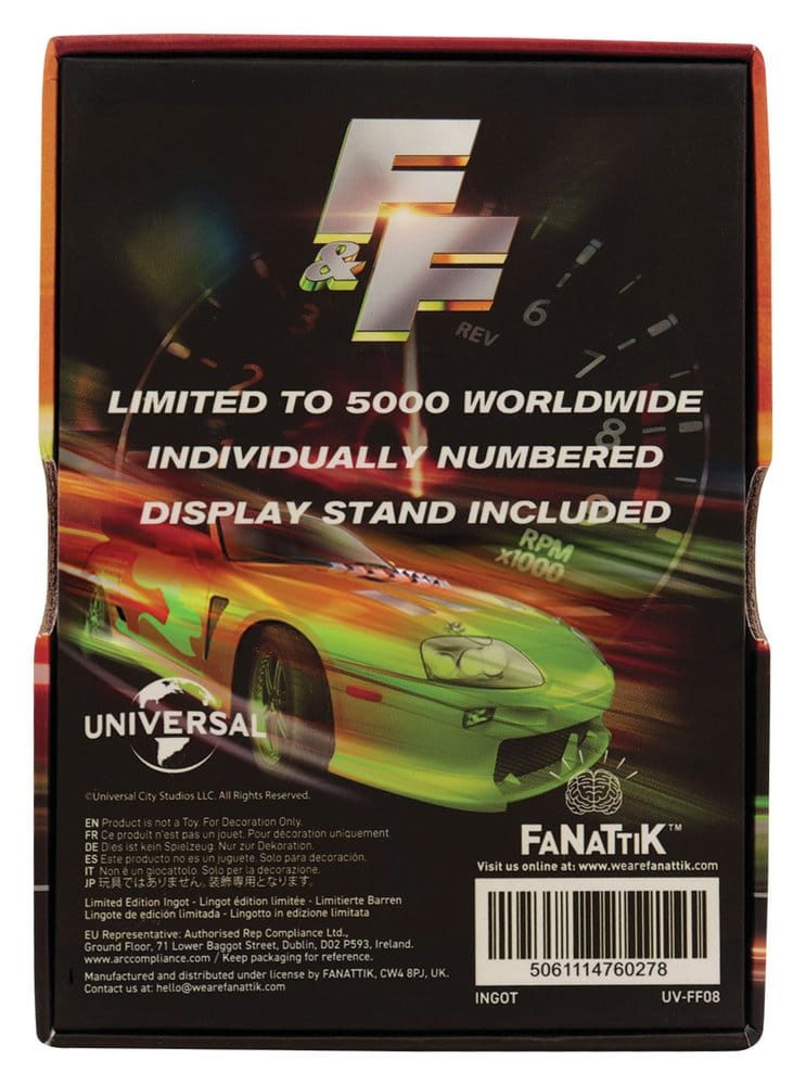 Fast & Furious Lingot Stained Glass Style Metal