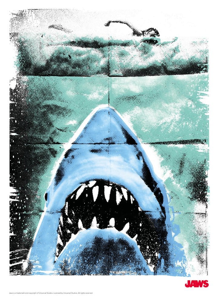 Les Dents de la mer lithographie Ver. C Limited Edition 28 x 41 cm