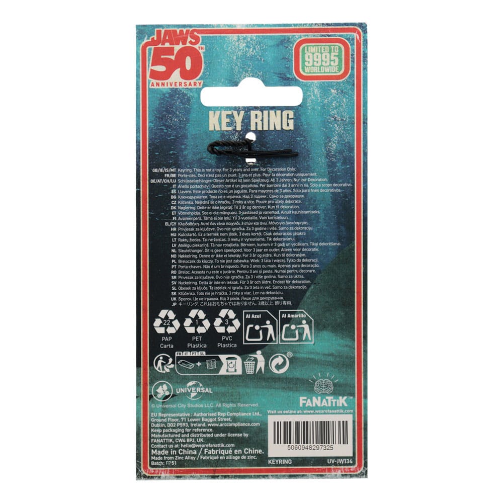 Jaws porte-clés 50th Anniversary Regatta Boat Tour Limited Edition