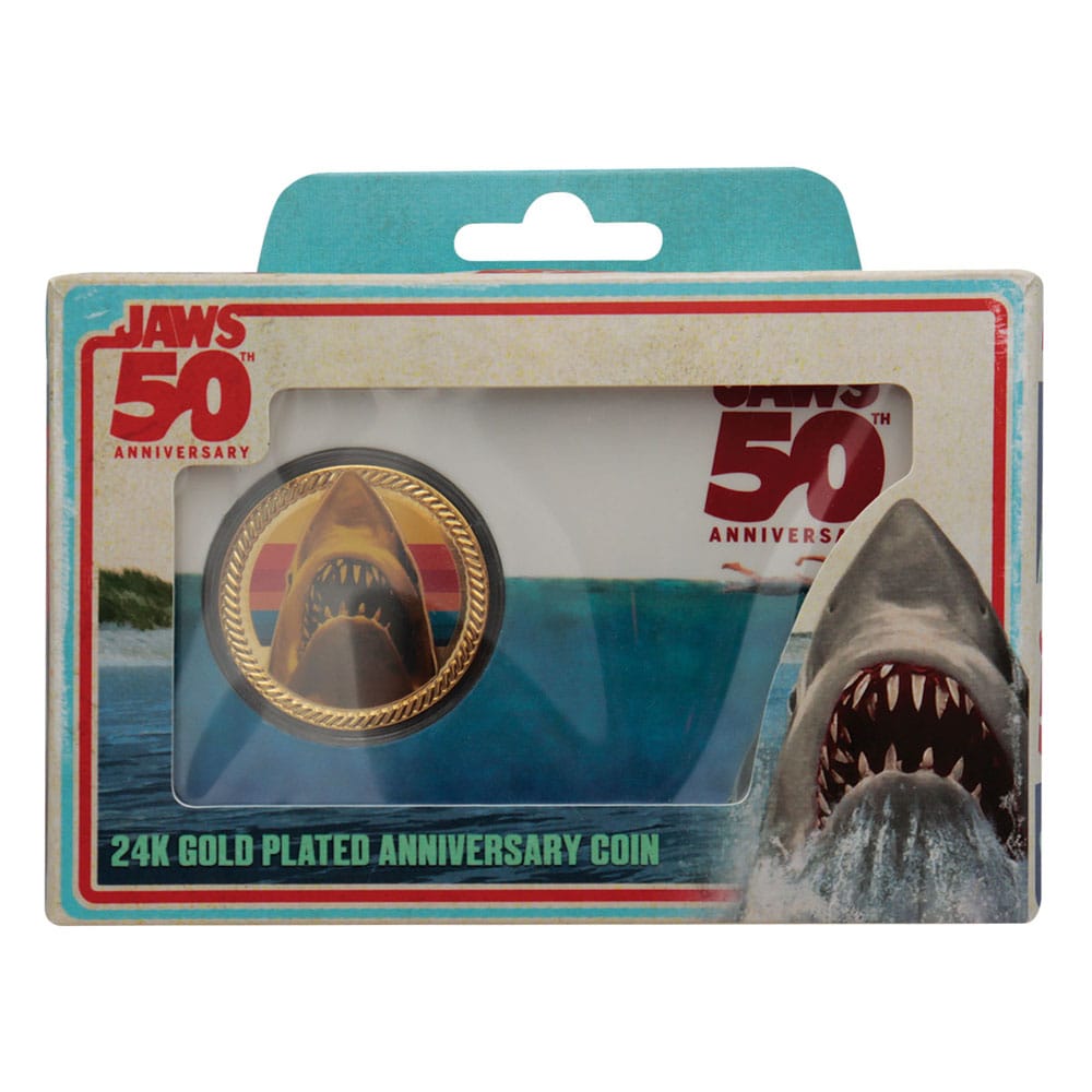 Jaws pièce de collection 50th Anniversary 24k Gold Plated Limited Edition