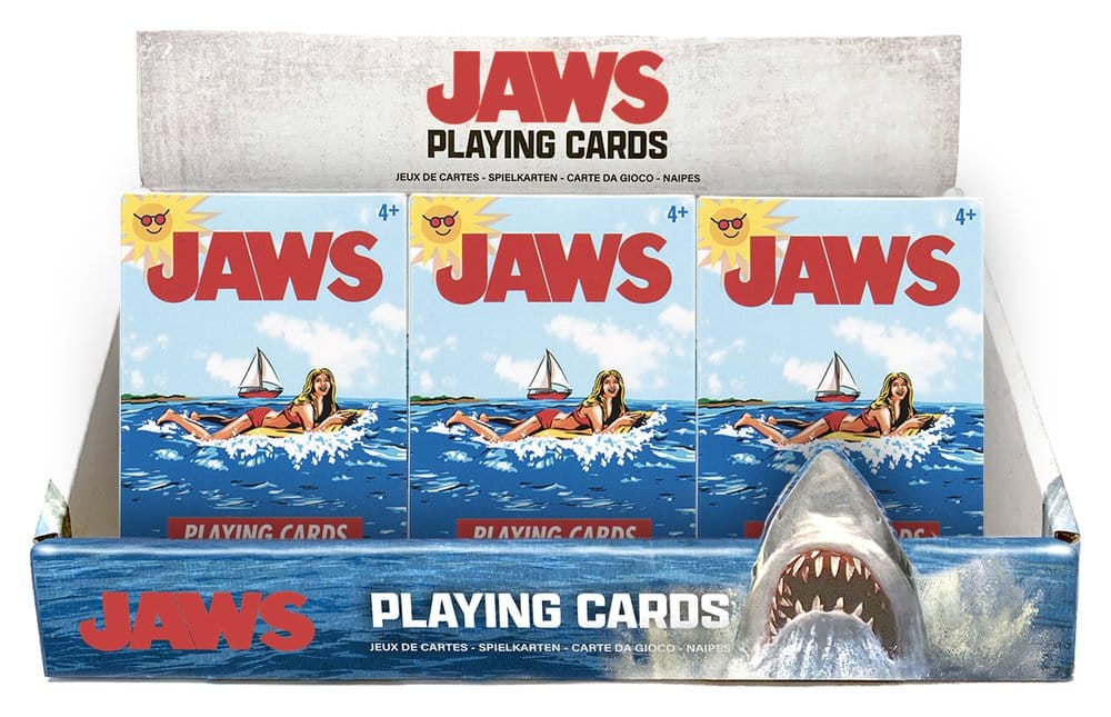 Les Dents de la mer Jeu de Cartes Présentoir (12 Paquets)