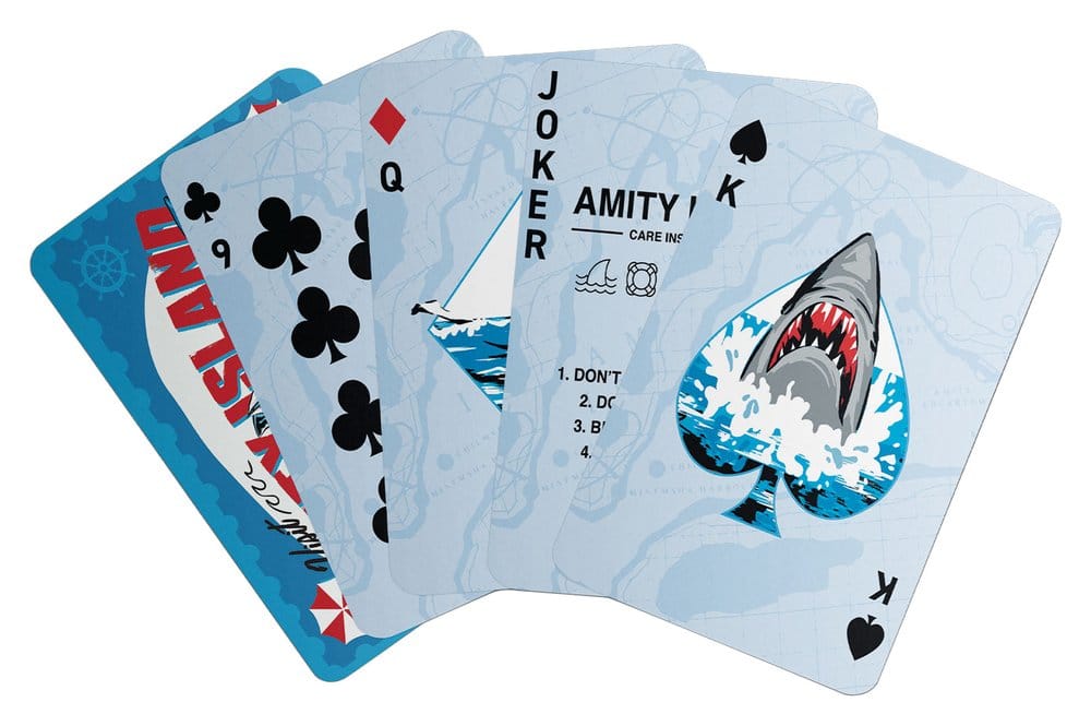 Les Dents de la mer Jeu de Cartes Présentoir (12 Paquets)