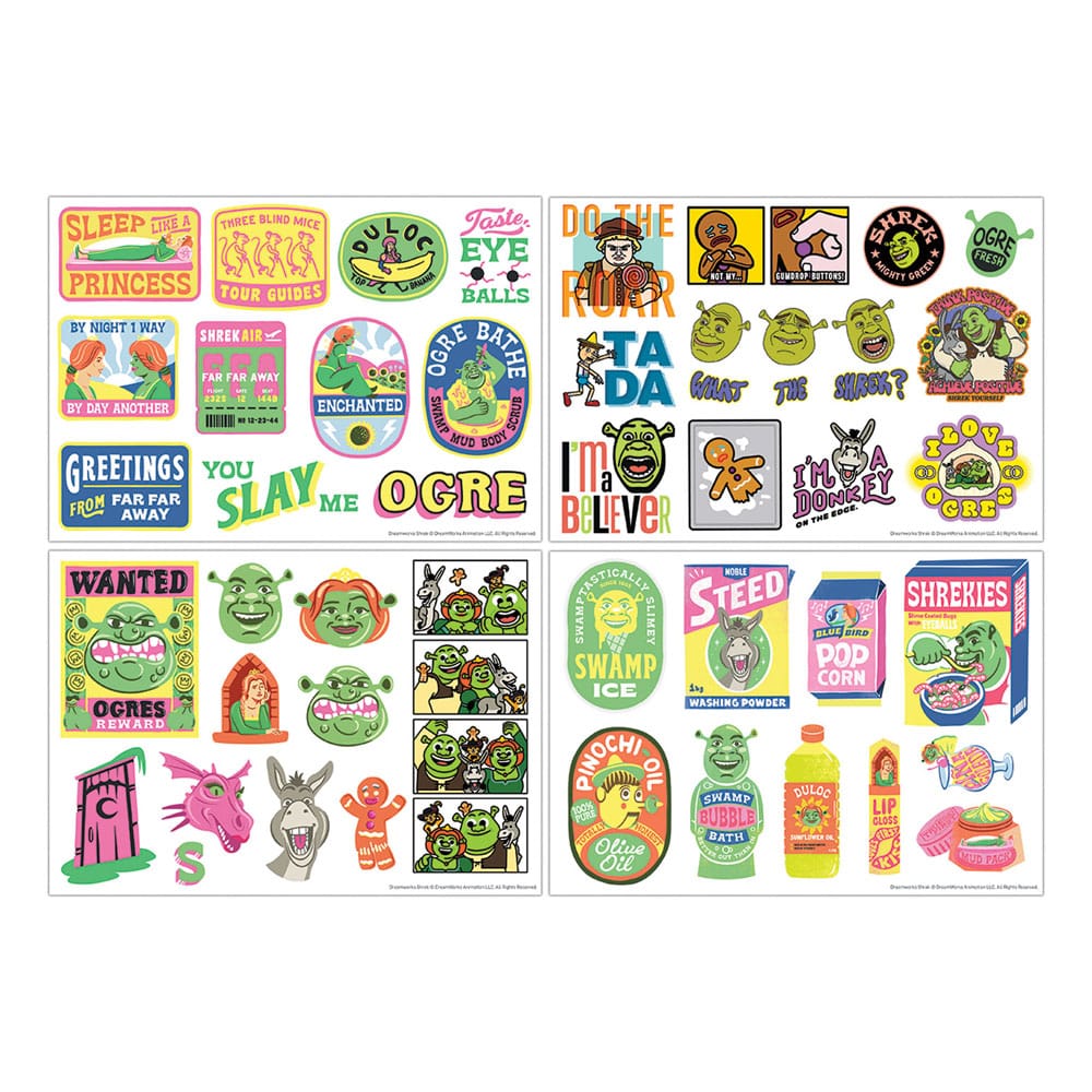 Shrek stickers tech