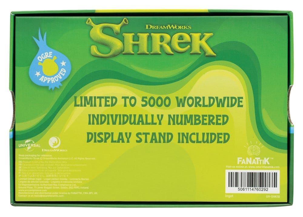 Shrek réplique Metal Film Strip Limited Edition 12 cm