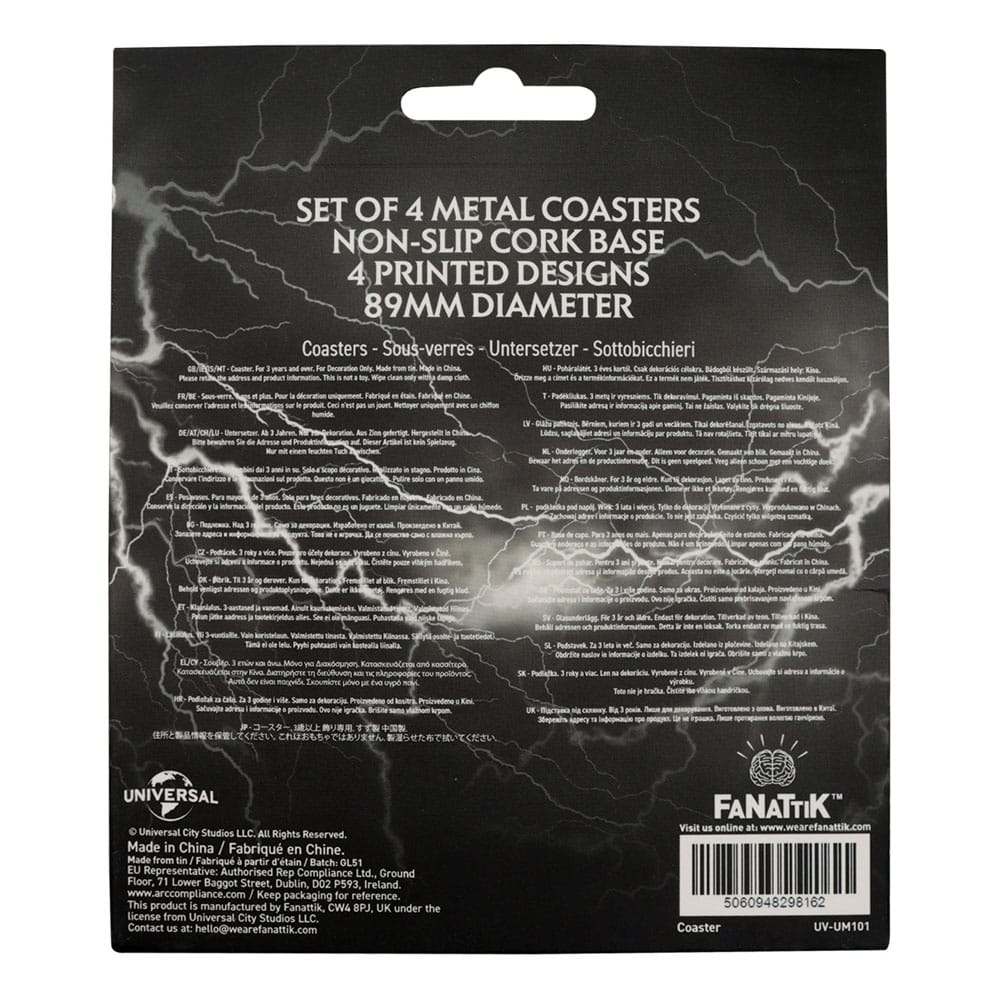 Universal Monsters pack 4 sous-verres