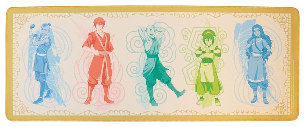 Avatar, le dernier maître de l´air set sous-mains revêtu & sous-verre Elements