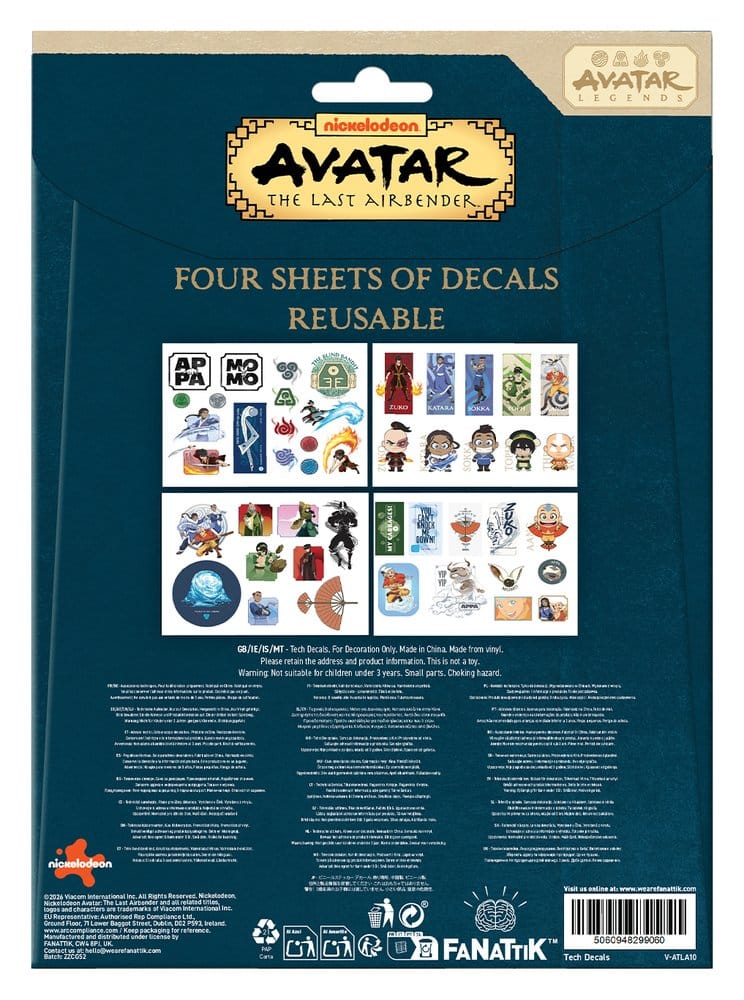 Avatar, le dernier maître de l´air stickers tech