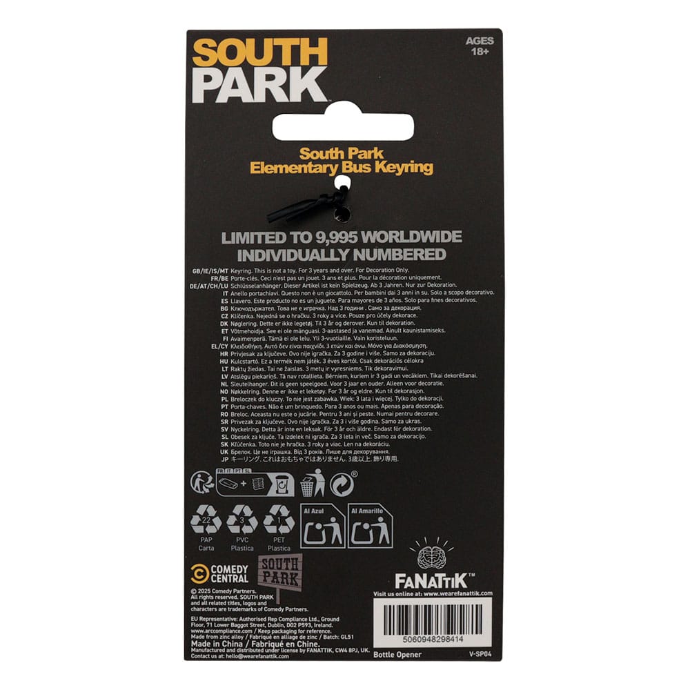 South Park porte-clés School Bus Limited Edition