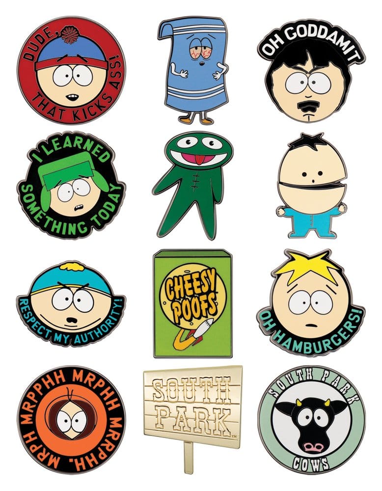 South Park présentoir boîte-mystère Mystery Pin's (12)