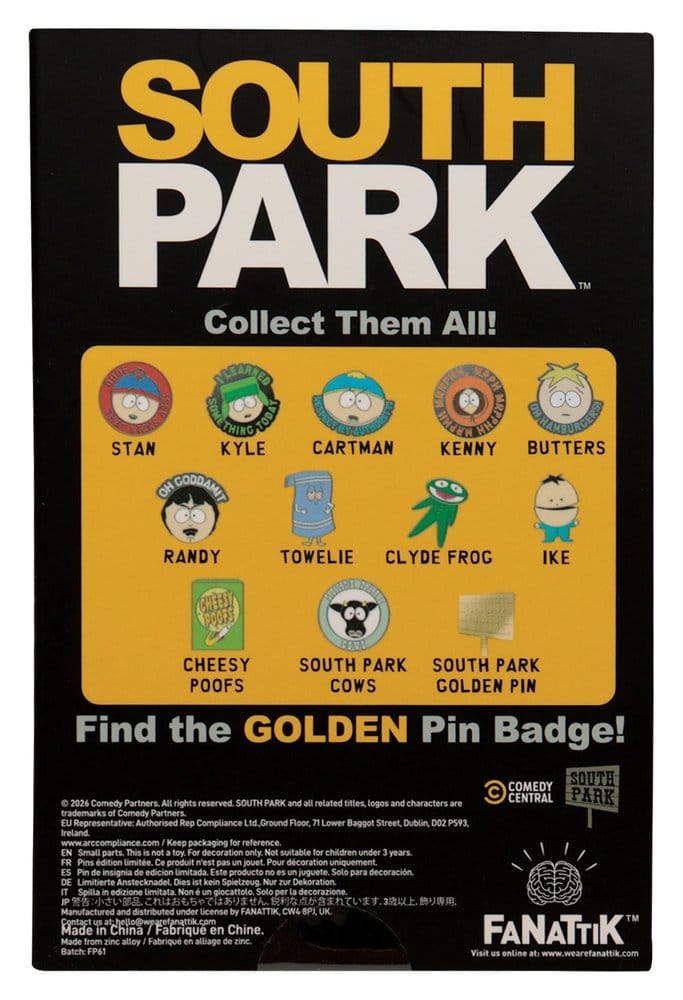 South Park présentoir boîte-mystère Mystery Pin's (12)