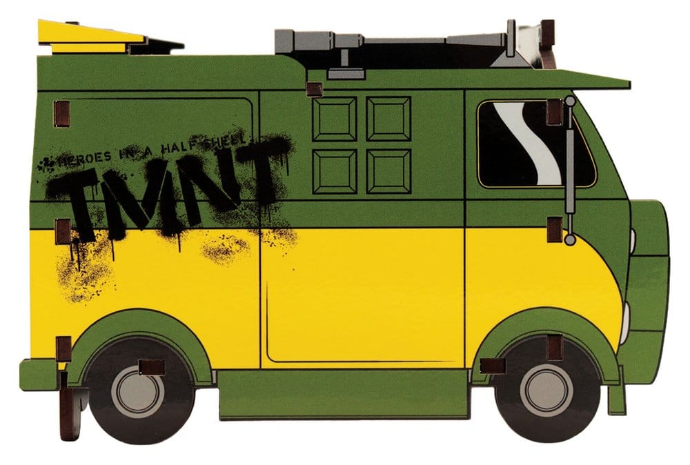 Tortues Ninja porte-crayon Van 13 cm