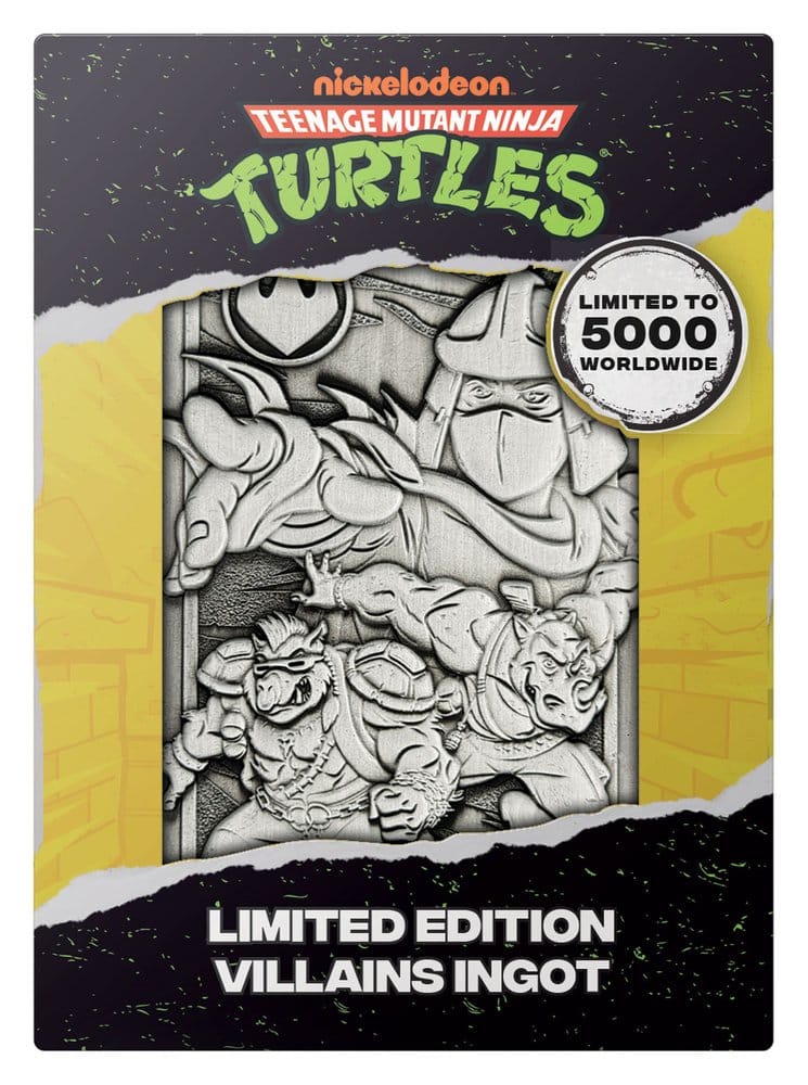 Tortues Ninja Lingot Villain Limited Edition