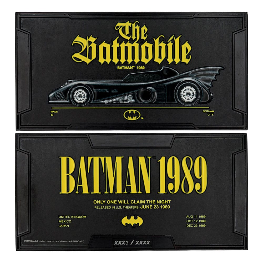 DC Comics Lingot Batman Batmobile XL Limited Edition