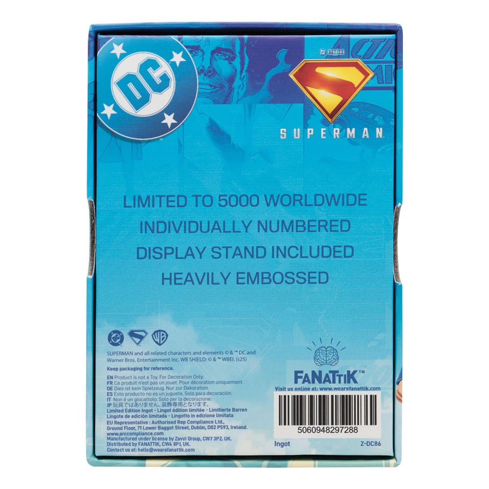 Superman 2025 Lingot Last Son of Krypton Limited Edition