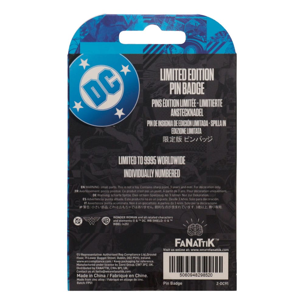 DC Comics pin Wonder Woman Amazon Warrior Limited Edition