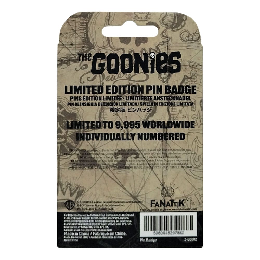 Les Goonies pin 40th Anniversary Never Say Die