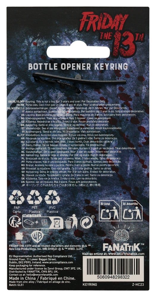 Friday the 13th est revenu décapsuleur Hockey Mask