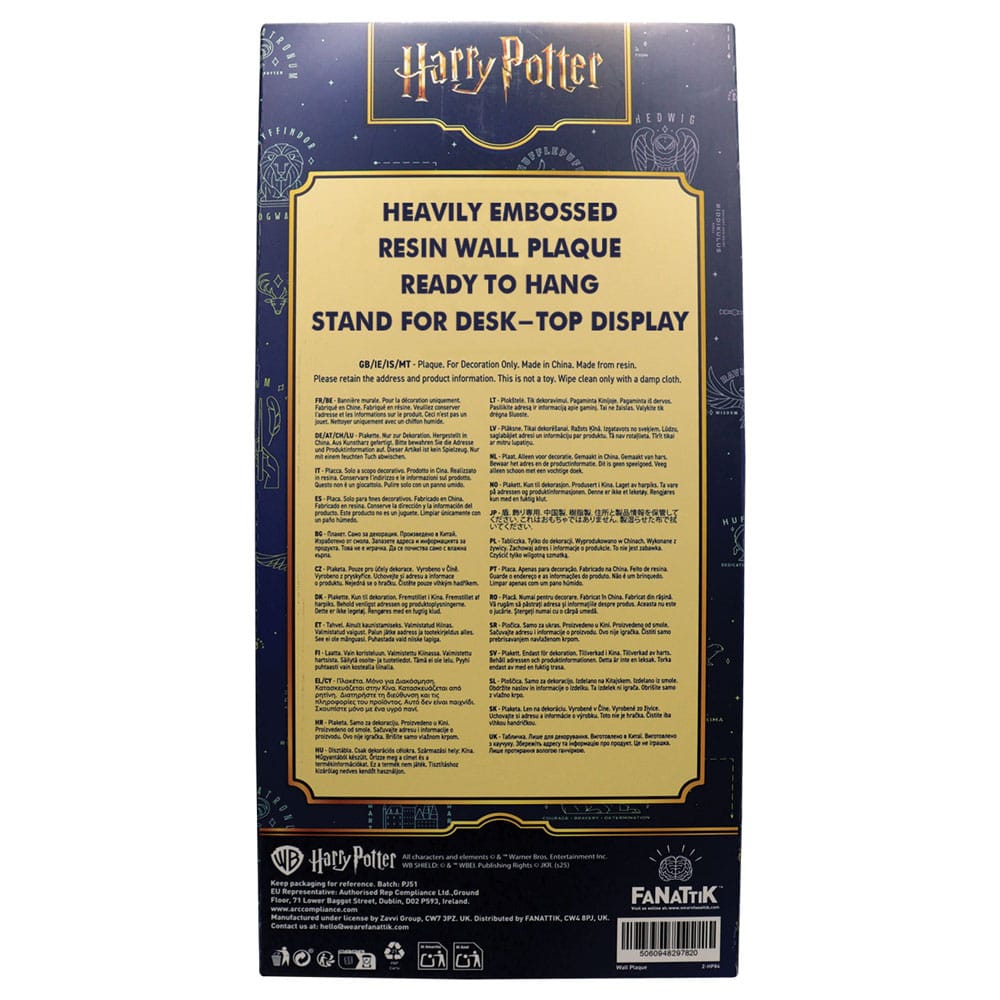 Harry Potter panneau résine Mermaid Stained Glass Window