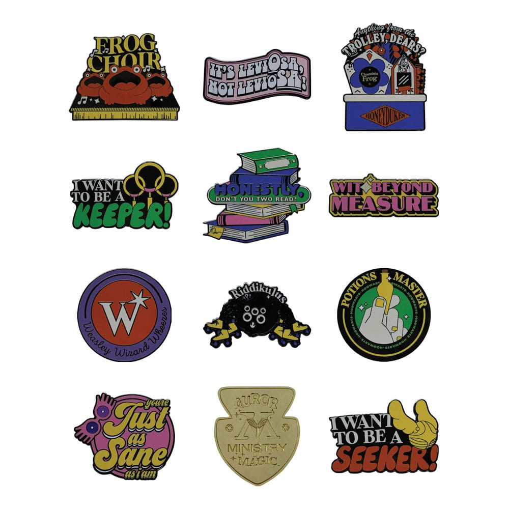 Harry Potter présentoir Pin's Mystery Pin Badge (12)