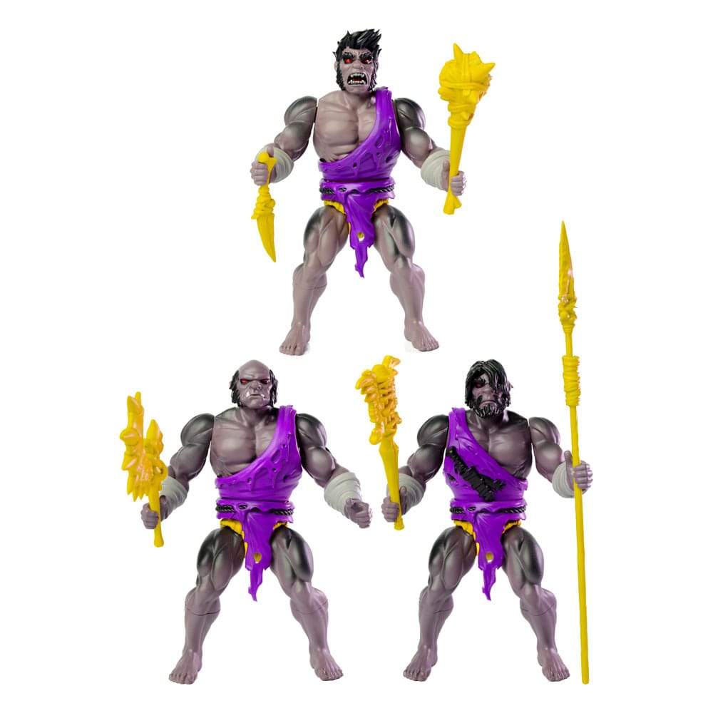 Legends of Dragonore Wave 2: Dragon Hunt pack 3 figurines Brukteror Cave Men 14 cm