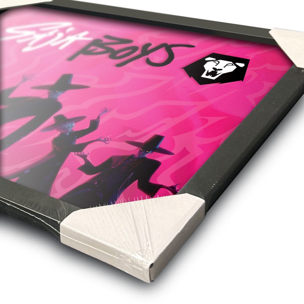 KPop Demon Hunters poster encadré Collector Print Saja Boys Idol
