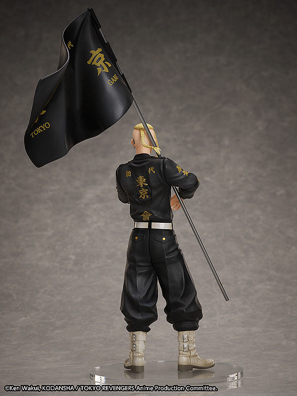 Tokyo Revengers set statuette PVC et bague 1/8 Ken Ryuguji 30 cm - taille de bague 13