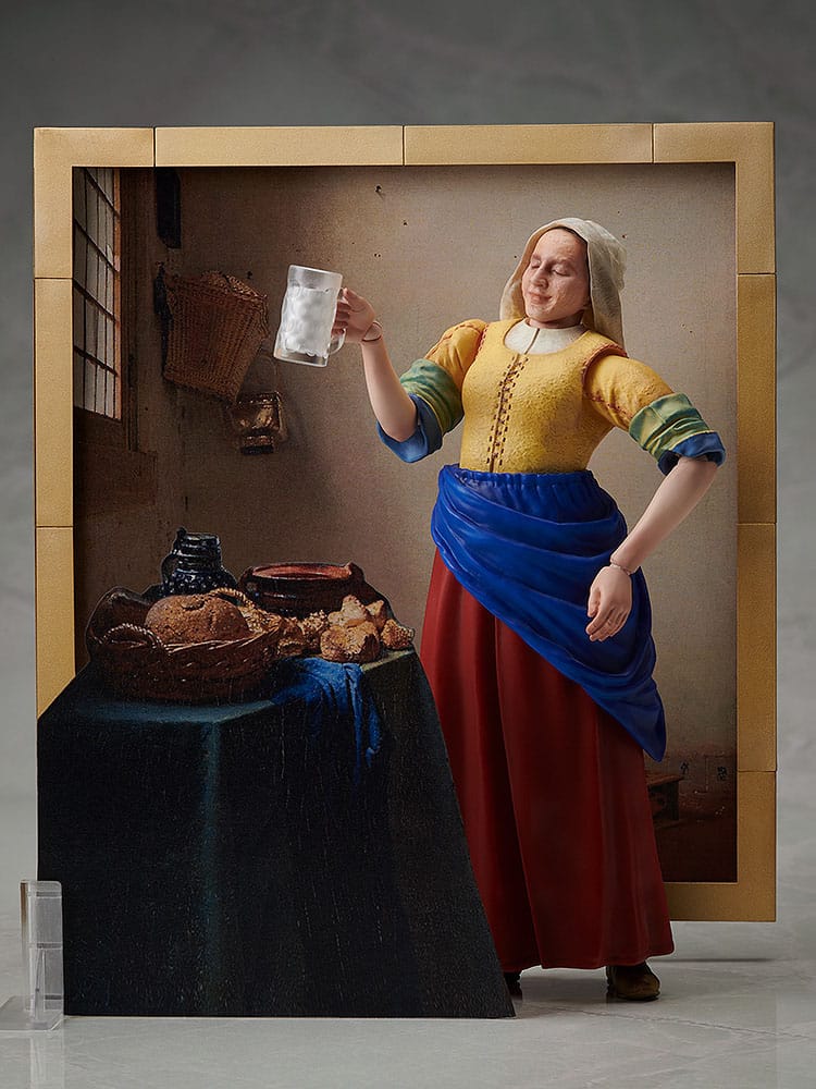 The Table Museum figurine Figma The Milkmaid by Vermeer 14 cm