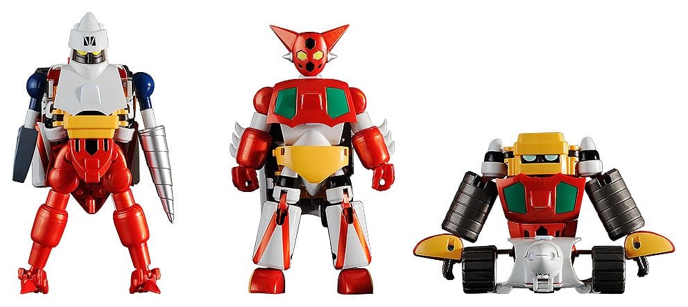 Getter Robo set 3 figurines Dynamic Change Getter Robo 12 cm