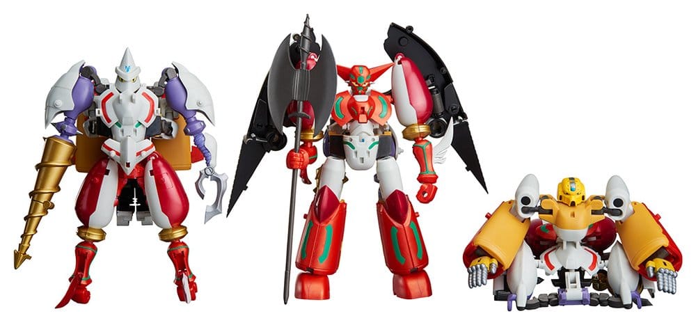 Shin Getter Robo G set 3 figurines Dynamic Change Getter Robo 10 - 13 cm