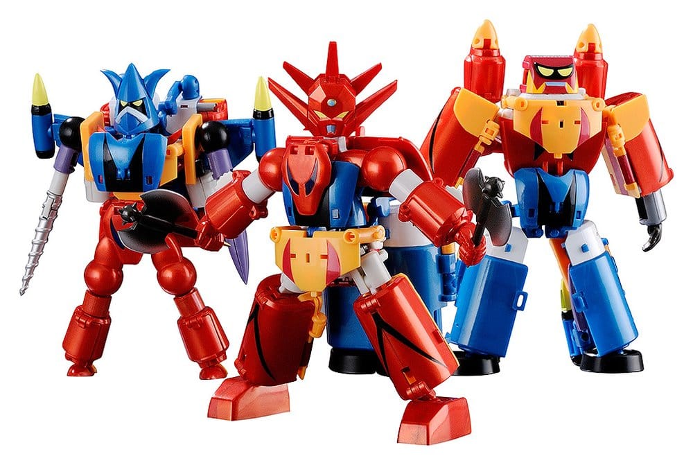 Getter Robo G set 3 figurines Dynamic Change Getter Robo G 13 cm