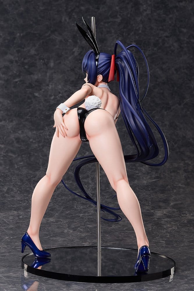 High School DxD HERO figurine PVC 1/4 Akeno Himejima: Bare Leg Bunny Ver. 2nd 41 cm