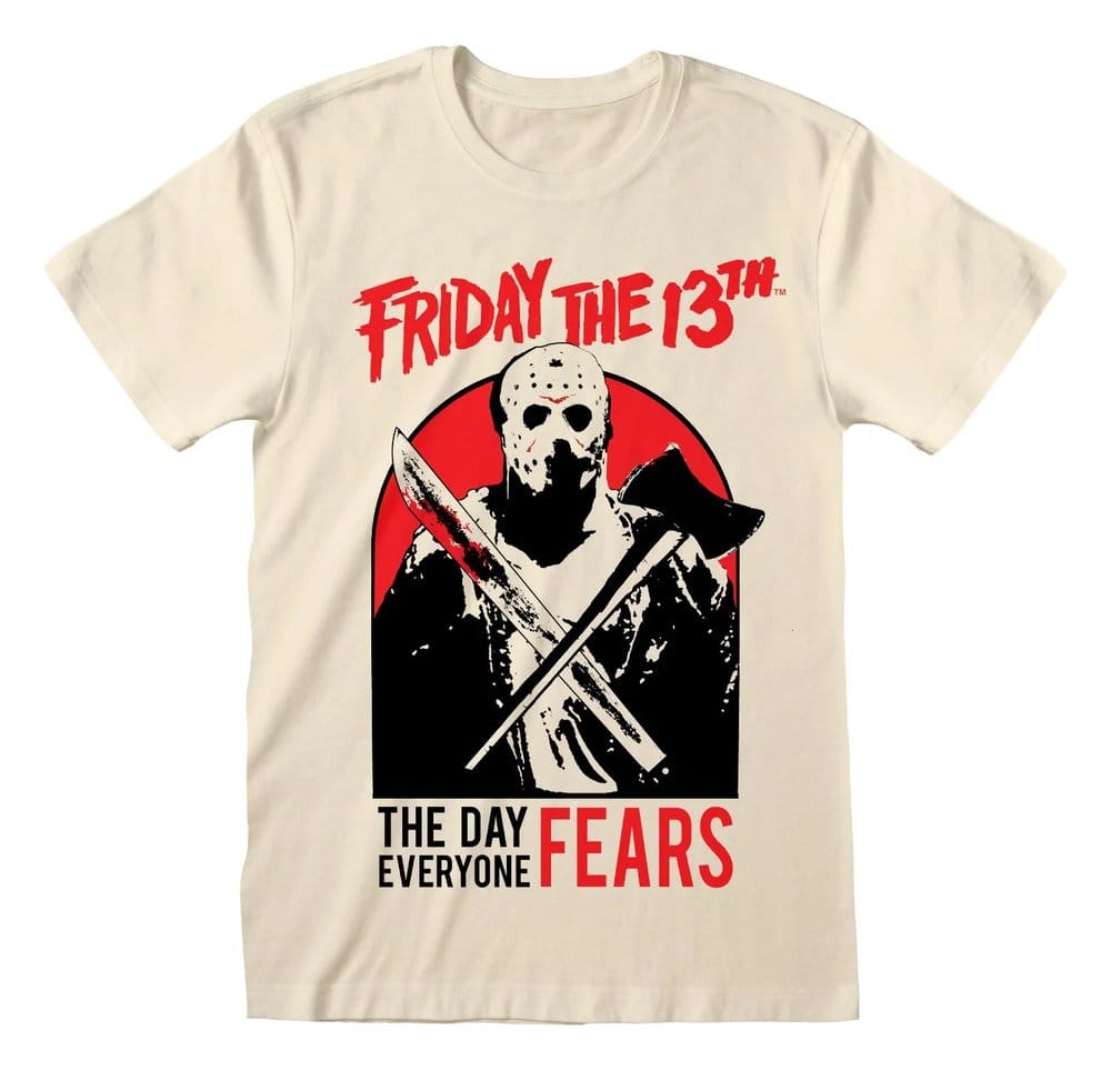 Friday the 13th T-Shirt Day Everyone Fears (L)
