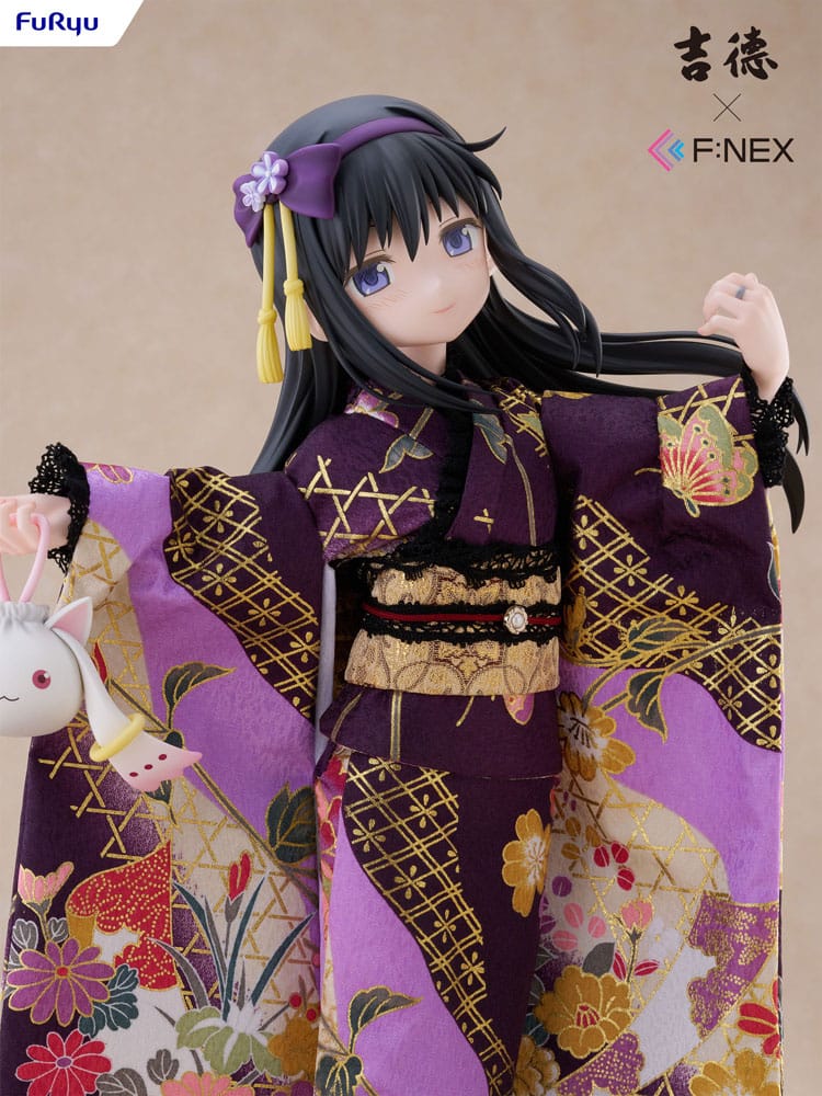 Puella Magi Madoka Magica F:NEX statuette PVC 1/4 Rebellion Homura Akemi Japanese Doll 45 cm