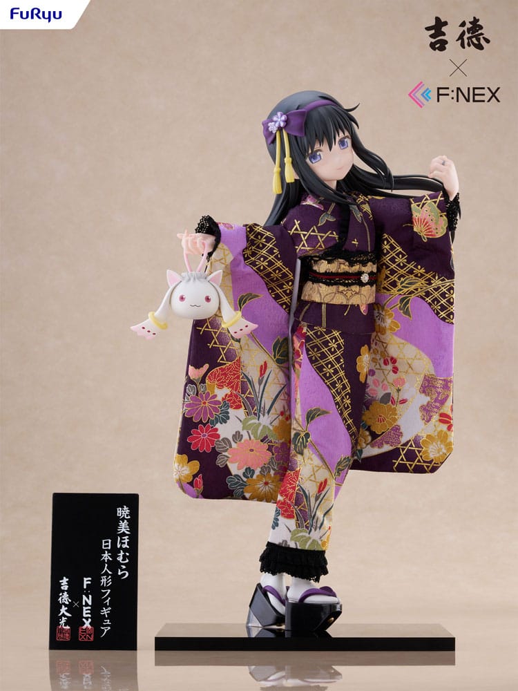 Puella Magi Madoka Magica F:NEX statuette PVC 1/4 Rebellion Homura Akemi Japanese Doll 45 cm
