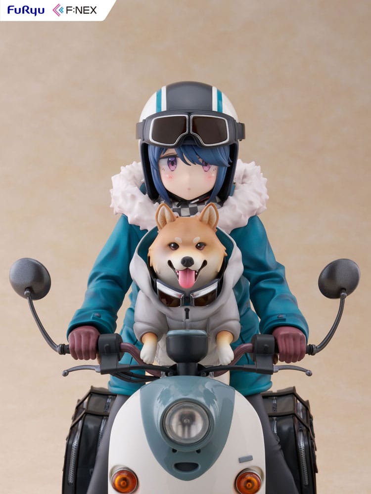 Laid Back Camp F:NEX statuette PVC 1/7 Rin Shima 20 cm