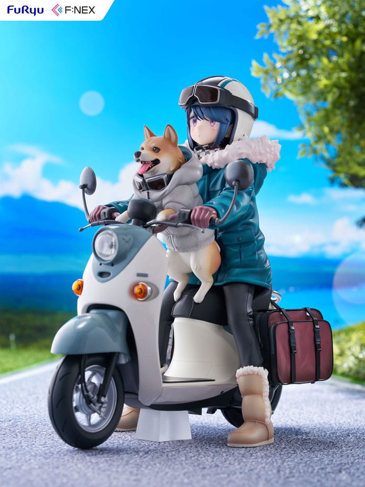 Laid Back Camp F:NEX statuette PVC 1/7 Rin Shima 20 cm