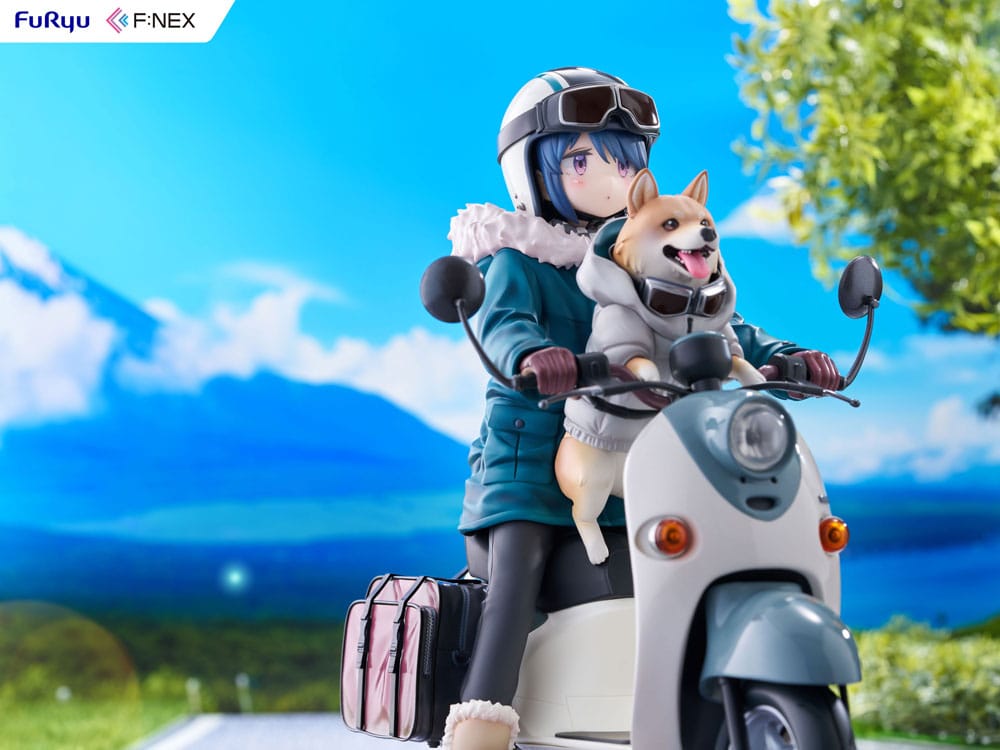 Laid Back Camp F:NEX statuette PVC 1/7 Rin Shima 20 cm