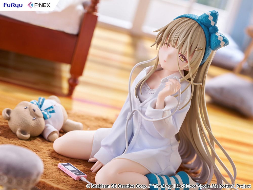 The Angel Next Door Spoils Me Rotten F:Nex statuette PVC 1/7 Mahiru Shiina Relax Ver. 14 cm