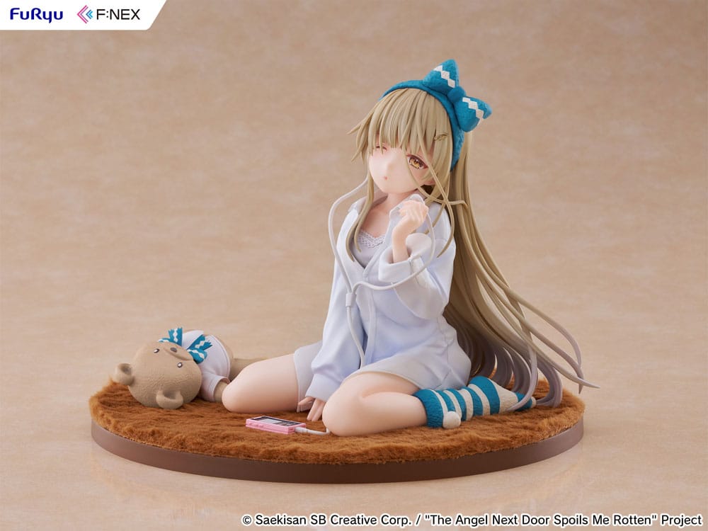 The Angel Next Door Spoils Me Rotten F:Nex statuette PVC 1/7 Mahiru Shiina Relax Ver. 14 cm