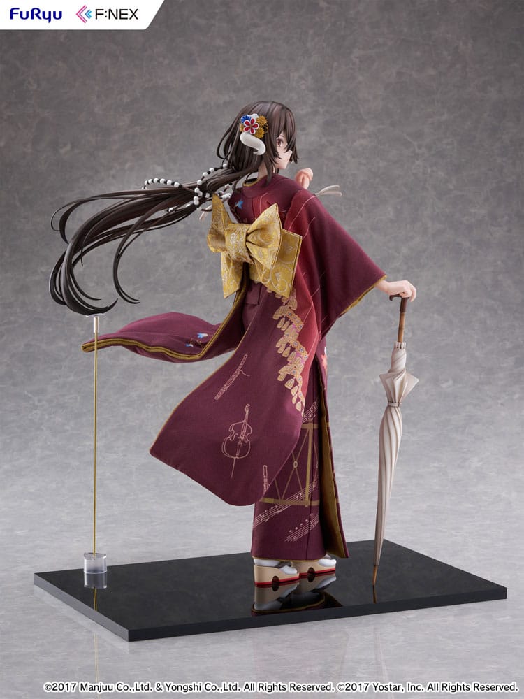Azur Lane F:Nex statuette PVC 1/4 Mikasa blue flower komachi Ver. Japanese Doll 43 cm