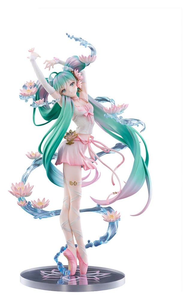 Hatsune Miku F:NEX statuette PVC 1/7 Water lily Ver. 27 cm