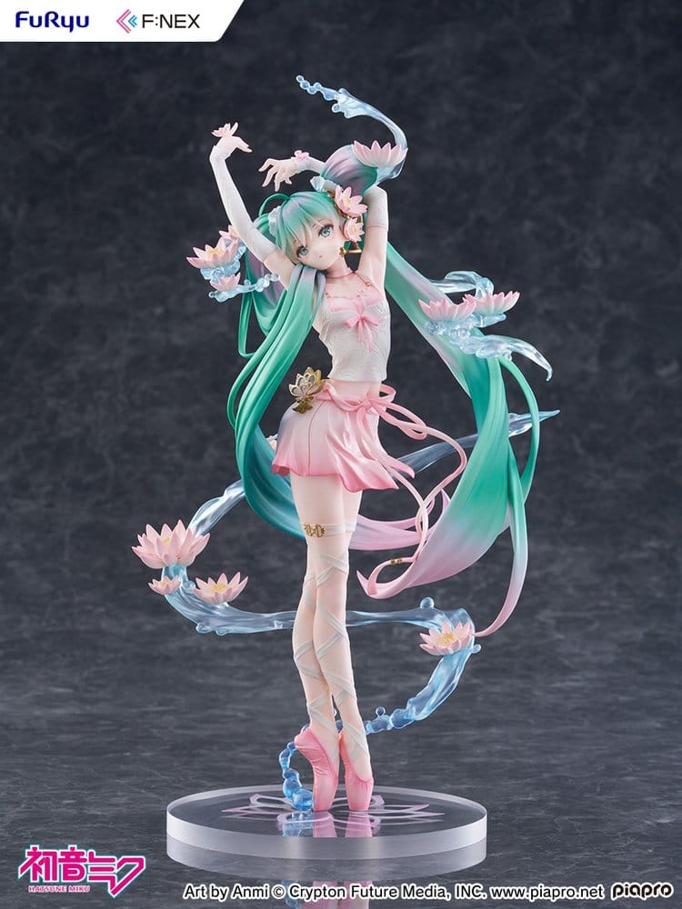 Hatsune Miku F:NEX statuette PVC 1/7 Water lily Ver. 27 cm