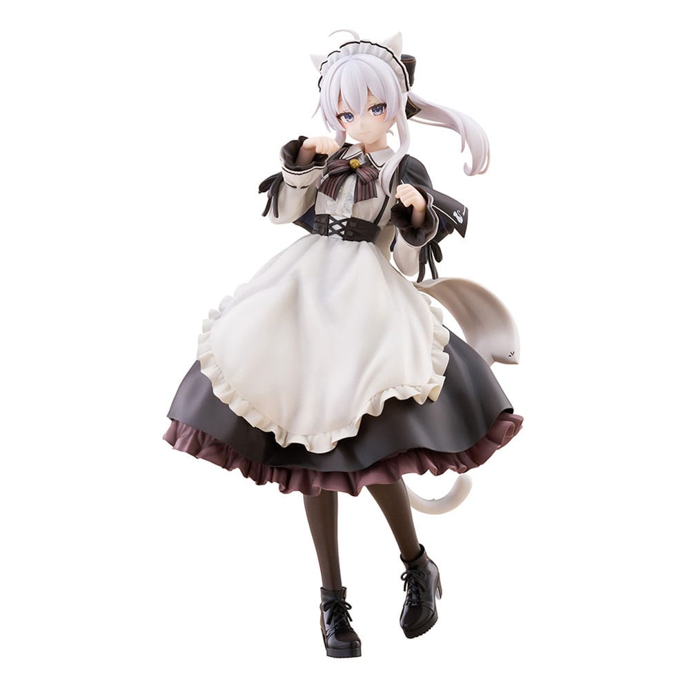Wandering Witch: The Journey of Elaina F:NEX statuette PVC 1/7 Elaina Maid costume with cat ears Ver. 24 cm