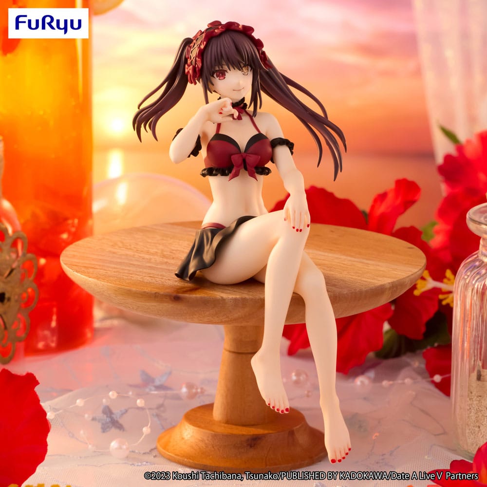 Date A Live statuette PVC Noodle Stopper Kurumi Tokisaki Swimsuit Ver. 15 cm